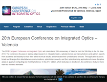 Tablet Screenshot of ecio-conference.org